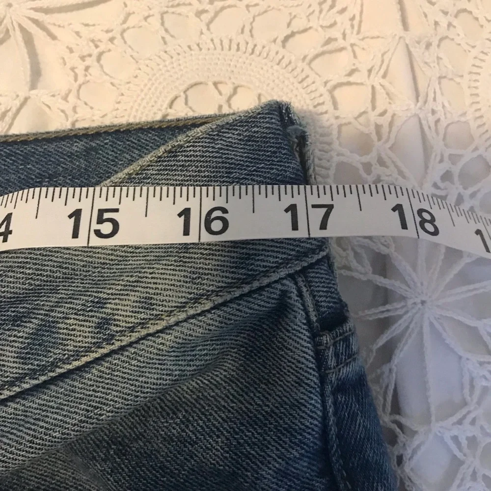 Pilcro and the letterpress High Waisted Ragged Hem Tilde Jeans - Size 31 - Picture 7 of 10